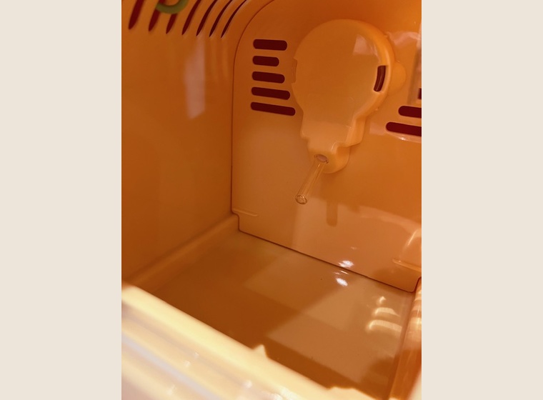 大人気！プラスチックキャリー(給水ボトル付)