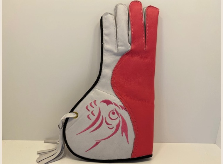 ファルコングローブ刺繍入り　ロング丈　Lサイズ　在庫1個