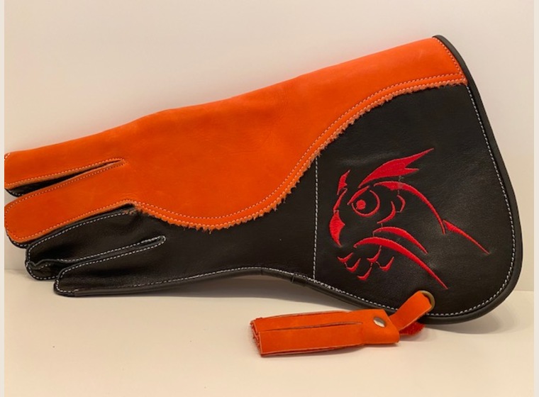 ファルコングローブ(赤×黒)　ミドル丈　Lサイズ　在庫1個