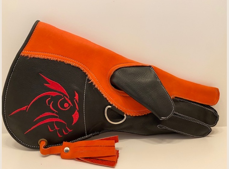 ファルコングローブ(赤×黒)　ミドル丈　Lサイズ　在庫1個