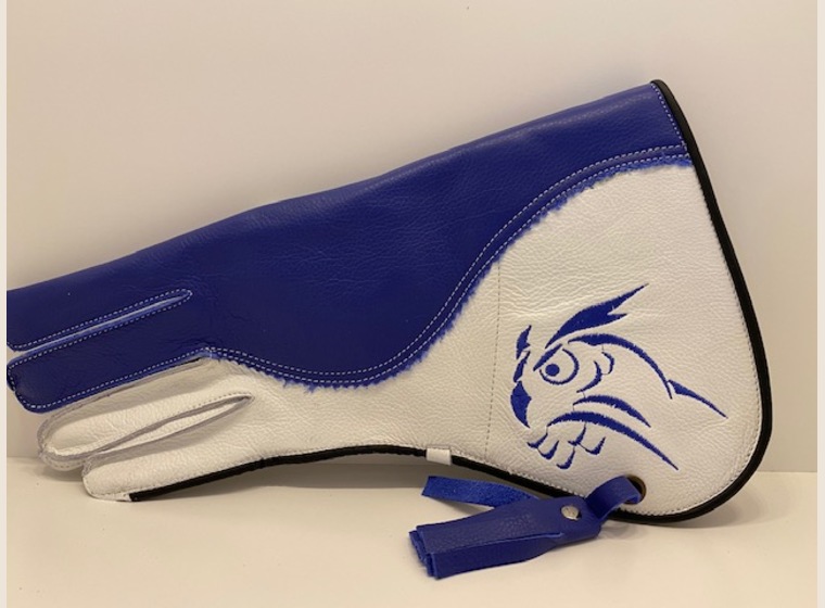 ファルコングローブ(青×白)　ミドル丈　Lサイズ　在庫2個