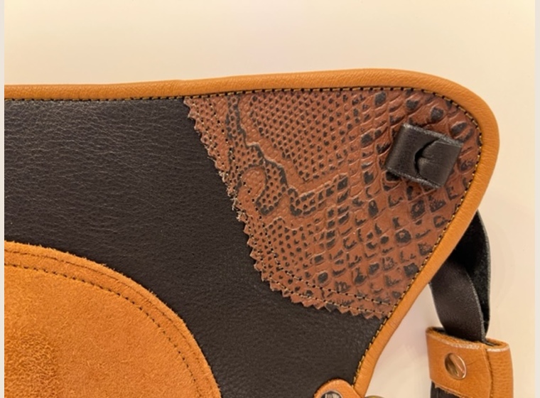 ファルコングローブ　ショート丈(オレンジ×黒)　フリーサイズ　在庫1個